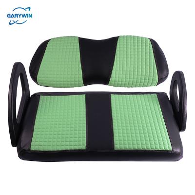 China Factory-direct universal replacement cushions cover for golf cart front and rear seat back seat case for EGZO car, club Buff Color for sale