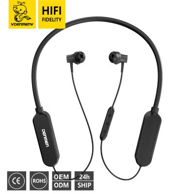 China â ‰ ¥ 10 Meters Factory Price DENMEN In-Ear Waterproof Sports Neckband Magnetic Noise Canceling Wireless Earphone Accept Custom Made for sale