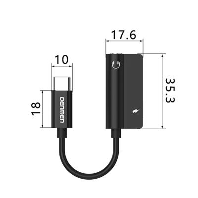 China Mobile Phone Support Dual Port Music Charging Digital Adapter Converter Media Audio Converter for sale