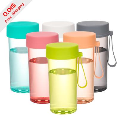 China Single Cup And Child Portable BPA Free Plastic Water Bottle Student Cup Viable Customization Water Sealed And Leakproof Gift for sale