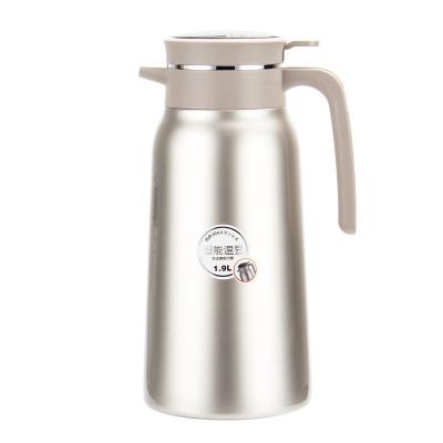 China Hot Selling Viable Electric Stainless Steel Thermos Kettle Insulation Temperature Display Electric Smart Thermos for sale