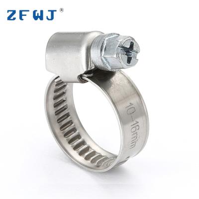 China Corrosion Resistance Cheap Price German Style 304 Stainless Steel Adjustable 12mm Pipe Clamp for sale