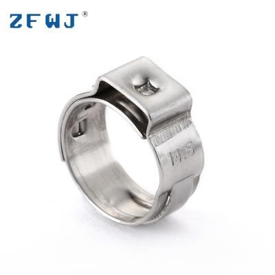 China Automotive 13-14mm Single Ear Stainless Steel Tube Flange Industrial Wholesale for sale