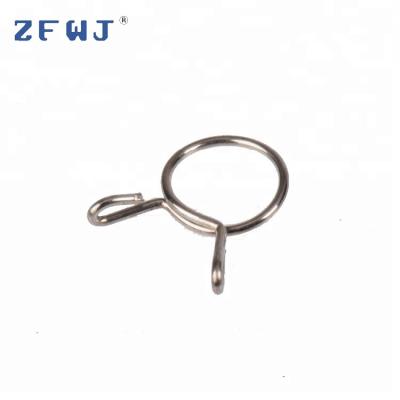 China 14-14.5 Factory Wholesale Galvanized Small Metal Double Wire Filter Flange Pipe Clamp for sale