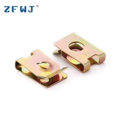 China 65Mn Spring Steel Factory Wholesale Exquisite Spring Clip 65Mn Steel U Nut for sale