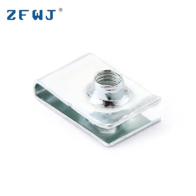 China Hot Selling Industry Custom M5 Galvanized Screw Spring Stainless Steel U Clip Nuts for sale