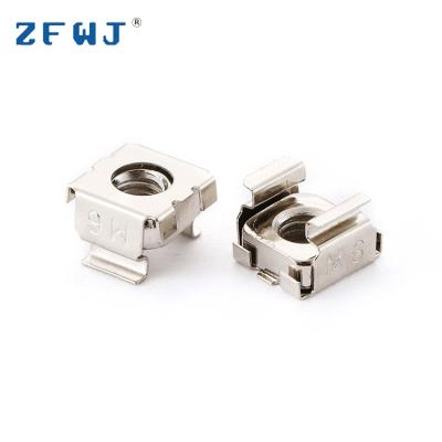 China Wholesale customized m6 tied connection galvanized square 304 stainless steel cage nuts for sale