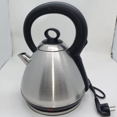 China 360 Degree Big Size Hot Sale Electric Kettle Stainless Steel Kettle Low Rotation Electric Water Bottle Kitchen Appliances for sale