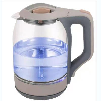 China Hotel Kettle 360 ​​Degree Rotation Low Hot Sale Glass Electric Water Bottle for sale