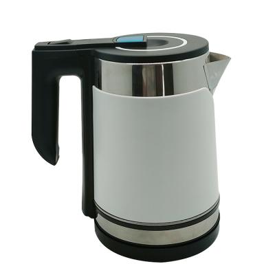 China 360 Degree Low Rotation Wholesale 1.8L Portable Temperature Control Plastic Electric Kettle With Tray Set for sale