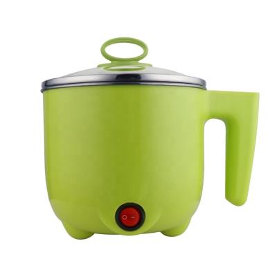 China High Quality 360 Degree Rotation Base Green Color Portable Electric Multi Noodle Cooking Pot For Travel for sale