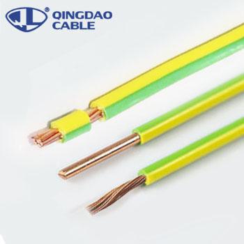 China 1.5~240mm Industrial PVC Insulated Earthing Copper Cable BV 120mm 150mm Electrical Wire 70mm for sale