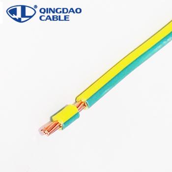 China Industrial PVC Insulated Earthing Copper Cable BV Electrical Wire for sale