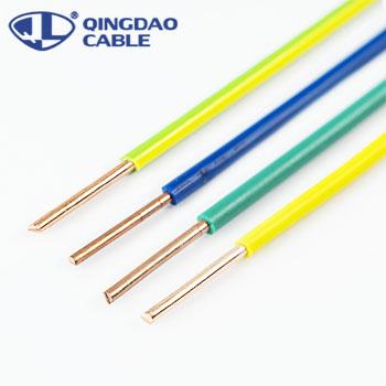 China Flame Retardant Fire Resistant Industrial Electrical Wire Single Core PVC Insulated Wire And Cable Solid Or Flexible Conductor for sale