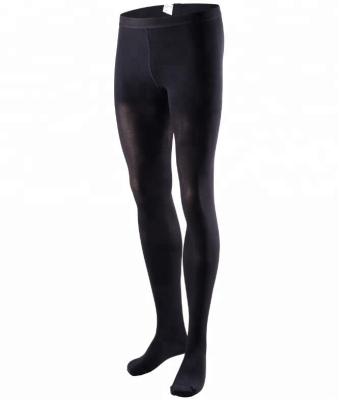 China For 20-30mmHg Varicose Black Unisex Narrow Tights/Toe Compression Tights For Varicose Veins for sale