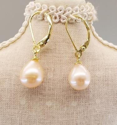 China CLASSIC 925 Silver French Freshwater Pearl Earring Hook Earring Good for sale