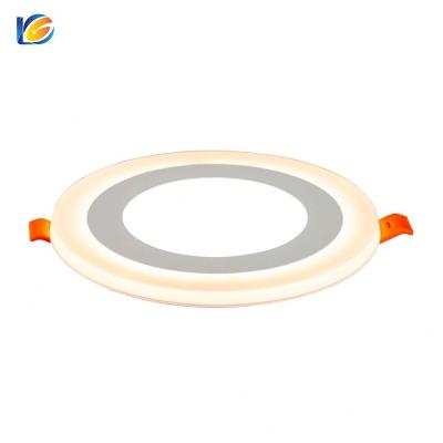 China High Light Color Rendering Factory Direct Sale High Efficiency And Power Saving Long Life Two Color Round Concealed Recessed Downlight Led for sale