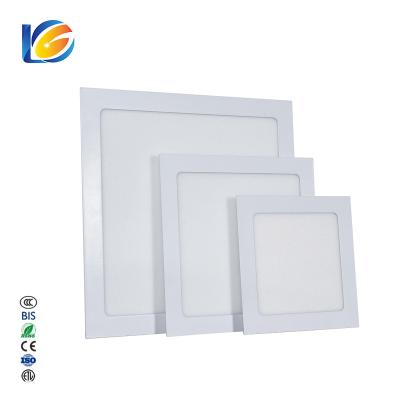 China High Efficiency And Vivid Color Rendering Light Weight Ultra Thin Surface Mount Square 600x600 Lighting Led Panel Light for sale