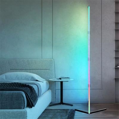 China Modern Luxury Modern Light Corner Decorative Aluminum Led Standing Floor Lamps for sale