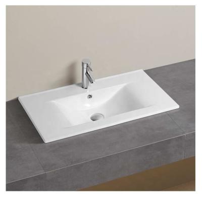 China Modern Ceramic Slim Edge Lavatory Bathroom For Sinks K-60DA for sale