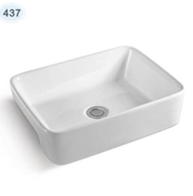 China Modern Ceramic Rectangular Cheap Wash Basin T-K100 for sale