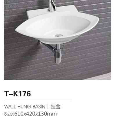 China Modern Bathroom Sink Basin Ceramic Vessel Basin T-K176 for sale