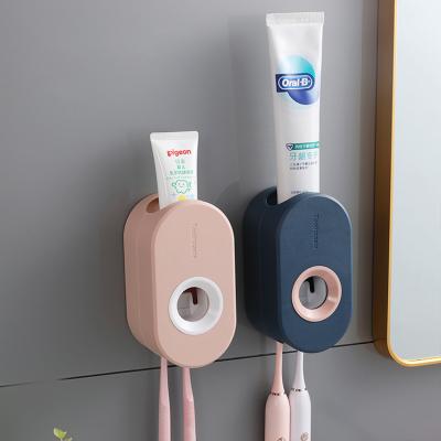 China New Design Sustainable Wall Mounted Plastic Automatic Hands Free Toothpaste Squeezer Dispenser for sale