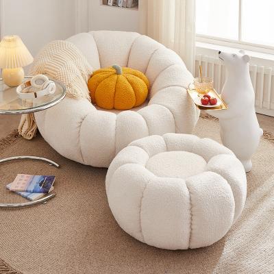 China Wholesale Nordic Bean Bag Chair Leisure Bean Bag Chair Pumpkin Style Cooling Lazy Sofa For Bedroom Balcony for sale