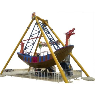 China FRP+steel Swing Pirate Ship Ride Carnival Game Kids Outdoor Playground Swing Pirate Ship Ride for sale