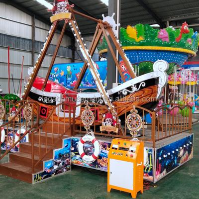 China Outdoor Fun Outdoor Equipment PVC Kid's Pirate Pirate Ship Portable Playground for sale