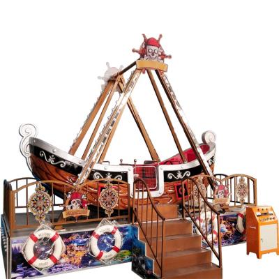 China FRP+STEEL Outdoor Attraction Kids Funfair Rides Mini Pirate Ship Rides for sale