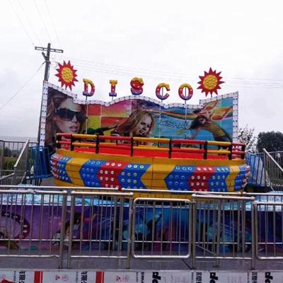 China FRP+steel amusement park rides crazy equipment mini disco turntable and disco turntable play equipment for sale