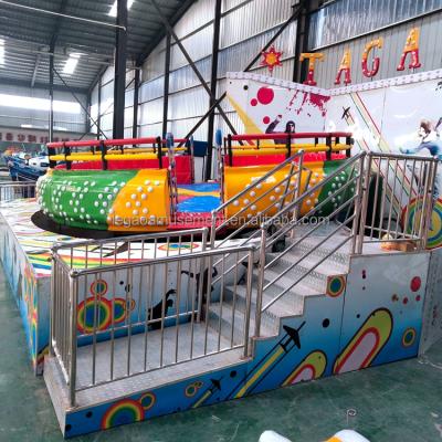 China Galvanized Steel+spring+pp children's crazy dance tagada disco tower crazy amusements dance game for sale