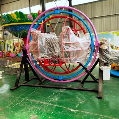 China FRP+steel human gyroscope wheelchair human space ring gyroscope towers for sale for sale