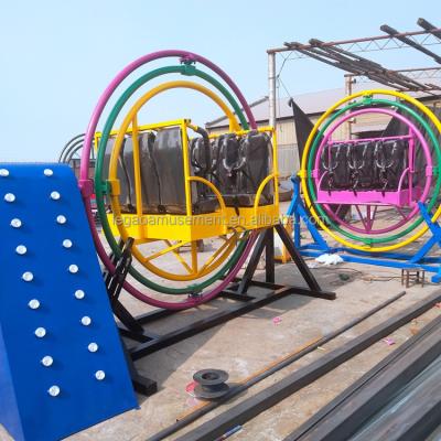 China FRP+steel End Rides Human Park Games Gyro Ride Human Amusement Gyro Ride for sale