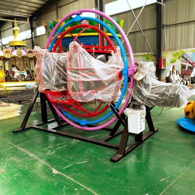 China Ring Space Ride 3d Amusement FRP+steel China Manufacturer Direct Portable And Cheap Used Human Gyroscope for sale