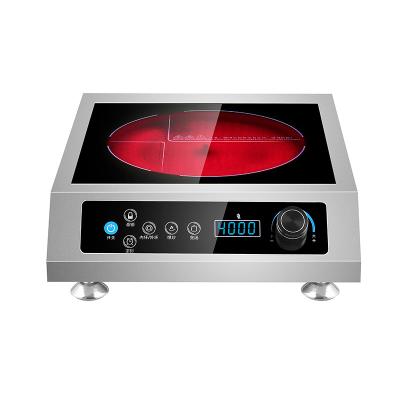 China Hotel Factory price 4000W cheap high quality kitchen electric ceramic one stove  stainless steel  infrared cooker for sale