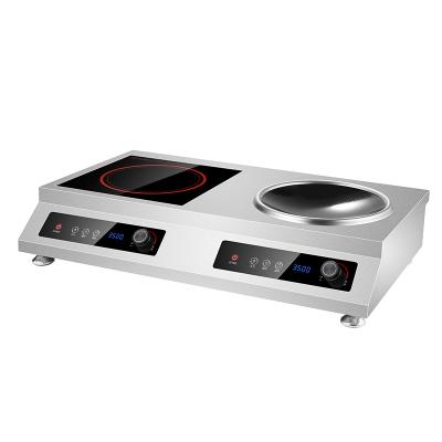 China Rapid Heating Factory hot selling 3500W fast heating stainless steel double burner induction cooker With Cheap Prices for sale