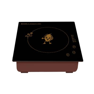 China Rapid Heating Wholesale of high-quality black induction cookers with display screens by manufacturers, portable stove 2000W, single induction for sale