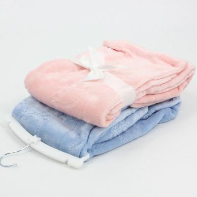 China Super Soft Micro Minky Anti-pilling Kids Shear Baby Blanket for sale