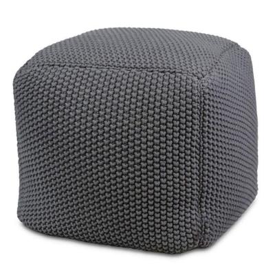 China (Size) Ottoman Adjustable Cubic Shape Knitted Bean Bag for sale