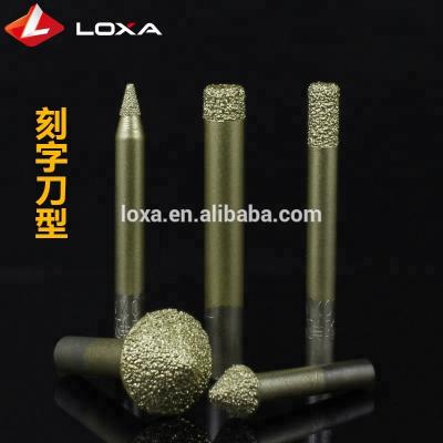 China CNC Milling Diamond Engraving Tools CNC Diamond Tip Marble Milling Machining Stone for sale