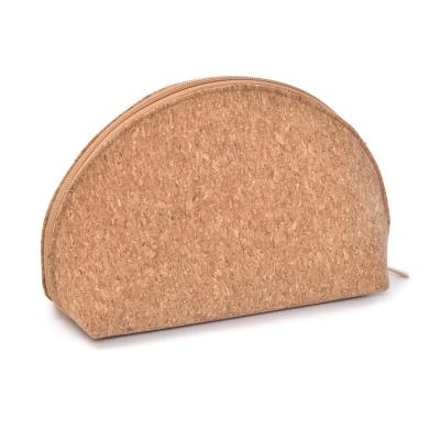 China Shell Shaped Makeup Bag Factory Customized Environmental Friendly Wood Grain Summer Popular PU Shell Shaped Makeup Bag Europe and America for sale