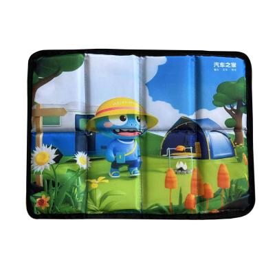 China Factory Customized 600D Fabric Waterproof And Moistureproof Cushi Single Folding Seat Single Summer Gift Concert Stage Oxford for sale