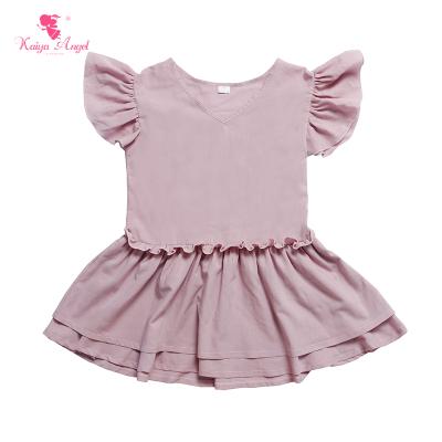 China 100% cotton soda clothing children's clothing girl's casual dress girls boutique anti-static loose clothing children's dress for sale