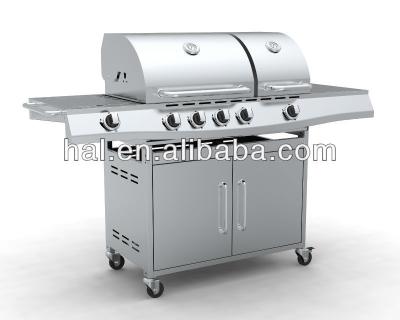 China Easily Assembled Happy Living Burner Gas Barbecue Grill With Side Burner for sale