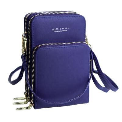 China Cross Forever Young Wholesale Phone Holder Bag Small Bag - Body Bags Cell Phone Purse Wallet For Women for sale