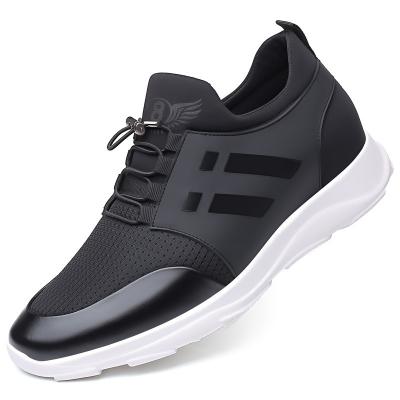 China Fashion trend man shoes with internal height increasing platform 2021 men shoes high quality fashion plus size for male casual shoes for sale