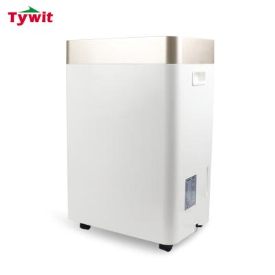 China Microcomputer Control Tywit 50L Air Drying Strong Use Large Capacity Automatic Home Dehumidifier for sale