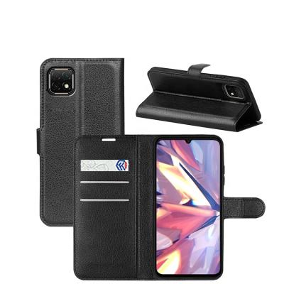 China Shockproof For Huawei nova Y60 Lichi PU Leather Flip Wallet Card Holder Phone Case Enjoy 20 for sale